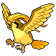 #018 Pidgeot sprite Oro HeartGold / Plata SoulSilver Shiny
