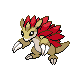 #028 Sandslash sprite Oro HeartGold / Plata SoulSilver Shiny