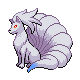 #038 Ninetales sprite Oro HeartGold / Plata SoulSilver Shiny