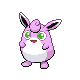 #040 Wigglytuff sprite Oro HeartGold / Plata SoulSilver Shiny