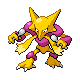 #065 Alakazam sprite Oro HeartGold / Plata SoulSilver Shiny