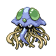 #073 Tentacruel sprite Oro HeartGold / Plata SoulSilver Shiny