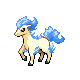 #077 Ponyta sprite Oro HeartGold / Plata SoulSilver Shiny