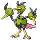 #085 Dodrio sprite Oro HeartGold / Plata SoulSilver Shiny