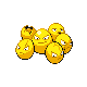 #102 Exeggcute sprite Oro HeartGold / Plata SoulSilver Shiny