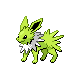#135 Jolteon sprite Oro HeartGold / Plata SoulSilver Shiny