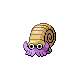 #138 Omanyte sprite Oro HeartGold / Plata SoulSilver Shiny