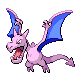 #142 Aerodactyl sprite Oro HeartGold / Plata SoulSilver Shiny