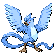 #144 Articuno sprite Oro HeartGold / Plata SoulSilver Shiny