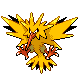 #145 Zapdos sprite Oro HeartGold / Plata SoulSilver Shiny