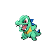 #158 Totodile sprite Oro HeartGold / Plata SoulSilver Shiny