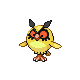 #163 Hoothoot sprite Oro HeartGold / Plata SoulSilver Shiny