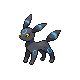 #197 Umbreon sprite Oro HeartGold / Plata SoulSilver Shiny