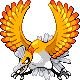 #250 Ho-Oh sprite Oro HeartGold / Plata SoulSilver Shiny