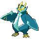 #395 Empoleon sprite Oro HeartGold / Plata SoulSilver Shiny