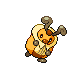 #401 Kricketot sprite Oro HeartGold / Plata SoulSilver Shiny