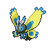 #414 Mothim sprite Oro HeartGold / Plata SoulSilver Shiny