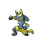 #448 Lucario sprite Oro HeartGold / Plata SoulSilver Shiny