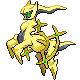 #493 Arceus sprite Oro HeartGold / Plata SoulSilver Shiny