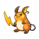 #026 Raichu sprite Platino