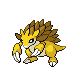 #028 Sandslash sprite Platino