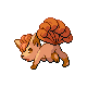 #037 Vulpix sprite Platino