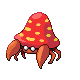 #047 Parasect sprite Platino