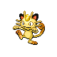 #052 Meowth sprite Platino