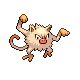 #056 Mankey sprite Platino