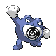 #062 Poliwrath sprite Platino