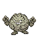 #075 Graveler sprite Platino