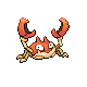 #098 Krabby sprite Platino