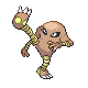 #106 Hitmonlee sprite Platino