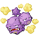 #110 Weezing sprite Platino