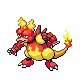 #126 Magmar sprite Platino