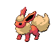 #136 Flareon sprite Platino