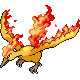 #146 Moltres sprite Platino