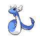 #148 Dragonair sprite Platino