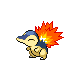 #155 Cyndaquil sprite Platino