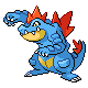 #160 Feraligatr sprite Platino