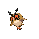 #163 Hoothoot sprite Platino