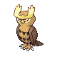 #164 Noctowl sprite Platino