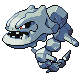 #208 Steelix sprite Platino