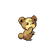 #216 Teddiursa sprite Platino