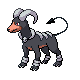 #229 Houndoom sprite Platino