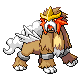 #244 Entei sprite Platino