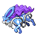 #245 Suicune sprite Platino