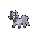#261 Poochyena sprite Platino
