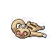 #287 Slakoth sprite Platino