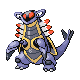 #348 Armaldo sprite Platino